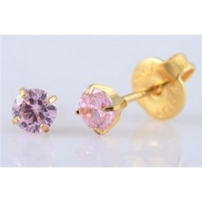 34-415 4мм Розовый циркон